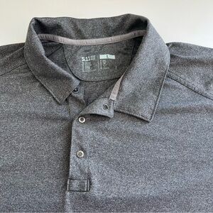 5.11‎ Tactical Men's Gray Short Sleeve Polo Performance Large